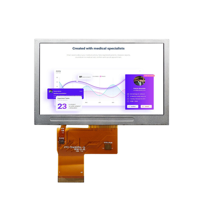 4.3 Inch Tft Lcd Display,  480x272 Resolution,  24bit RGB 40PIN Interface , 1000cd/M2