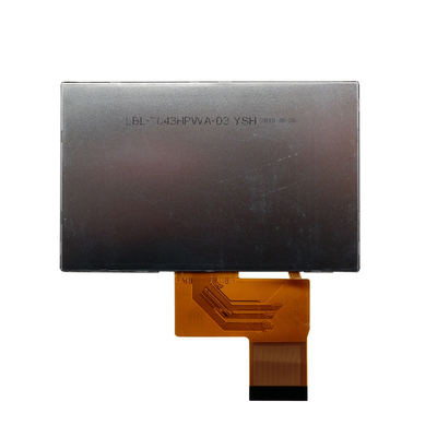 4.3 Inch Tft Lcd Display,  480x272 Resolution,  24bit RGB 40PIN Interface , 1000cd/M2
