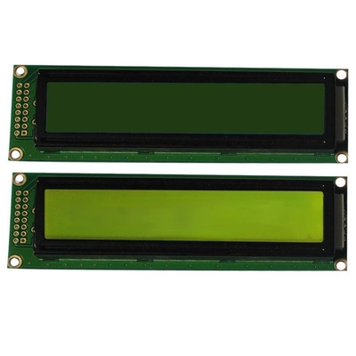 STN Mono 24x2 LCD Display Blue Yellow Black Backlight 6h View Angle