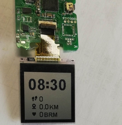 1.0 Inch MEMORY Dot Matrix LCD Module , 128x128 10 PINS SPI Interface Half Transparent