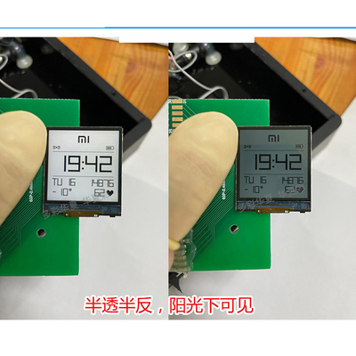 1.28 Inch Sunlight Readable Tft Display With Touch Panel 176*176 Dots SPI Interface