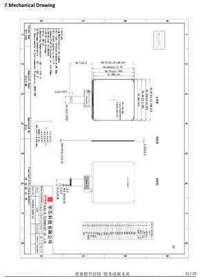 5 Inch square TFT Color Display with 720*720 Resolution and MIPI Interface Driven by JD9365TX IC