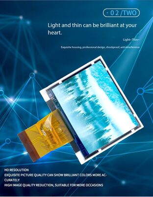 2.3 Inch IPS TFT Color Display with 320*240 Resolution and RGB 6BIT Interface