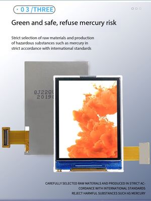 2.2 Inch Transflective TFT Display with 240(RGB)x320 Resolution and MCU 16bit Interface Sunlight Readable TFT
