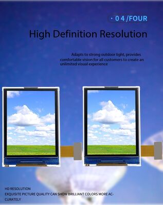 2.2 Inch Transflective TFT Display with 240(RGB)x320 Resolution and MCU 16bit Interface Sunlight Readable TFT