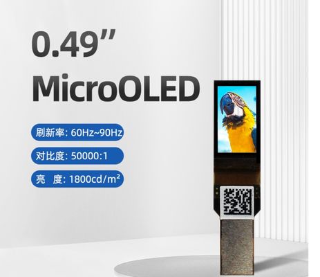 0.49 Inch Micro OLED Display with 1800C/D Brightness and High Contrast for VR Headsets