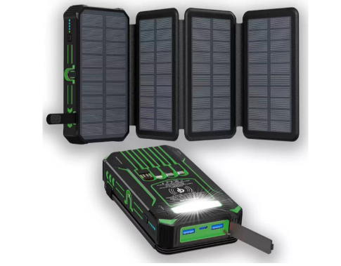 20,000mAh, 22.5W দ্রুত চার্জিং, ভাঁজযোগ্য সৌর প্যানেল, LED আলো, চৌম্বকীয় চার্জিং