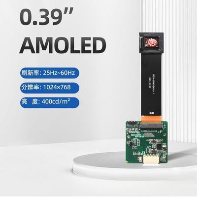 【নূতন পণ্য】 0.39-ইঞ্চি OLED একক ডিসপ্লে 1024×768 RGB HD 400 উচ্চ উজ্জ্বলতা MIPI ইন্টারফেস স্মার্ট পরিধানযোগ্য / মাইক্রো-ডিসপ্লে ডিভাইসের জন্য উপযুক্ত স্ব-উজ্জ্বল এবং কম বিদ্যুত খরচ