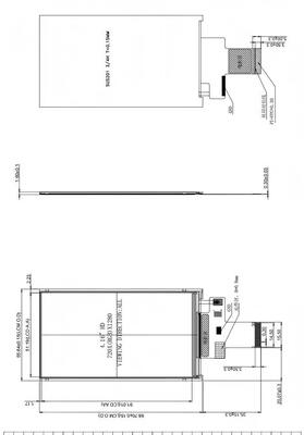 4.16" IPS TFT Module,720X1280 Resolution,MIPI Interface, Driver IC ST7703,ALL VIEW, High quality screen 450nit,16.7M