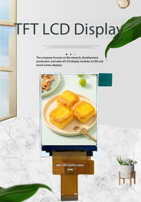 240(RGB)x320 রেজোলিউশন সহ 2.0 ইঞ্চি IPS TFT ডিসপ্লে