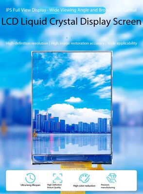 2.4 Inch IPS TFT Color Display with 240x320 Resolution, MIPI 2Lane Interface, 250nits Brightness and 6 CHIP-WHITE LEDS TFT LCD Screen