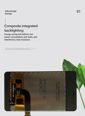 2.8 Inch IPS TFT Color Display with TP 480(RGB)x640 Resolution IC ST7701S MIPI Interface 300nits Brightness All View 6 LEDS Digital communication