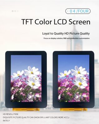 3.5 Inch IPS TFT Color Display with MIPI 2L Interface and ILI9488 IC Featuring 6 CHIP-WHITE Backlight for Industrial TFT LCD Display Module Applications